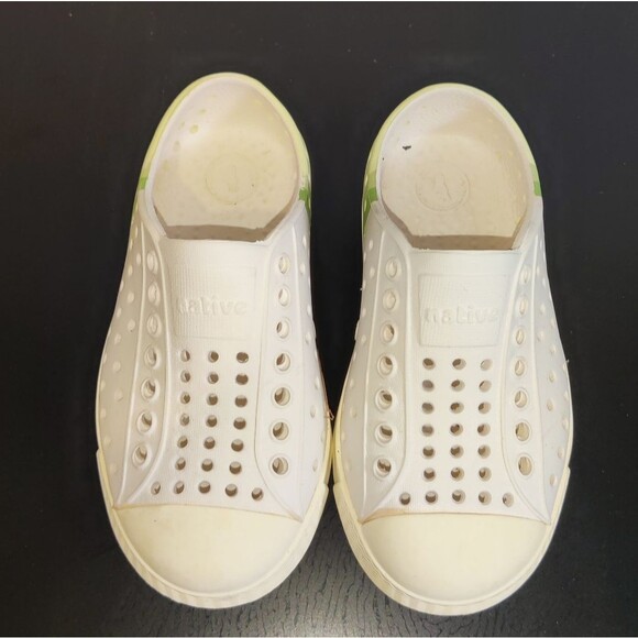 Native Bloom Little Kids Marble, White Size C8 Unisex Slip On Lite Sandals - Picture 7 of 9